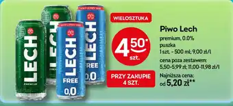Żabka Piwo Lech 0,5 l oferta
