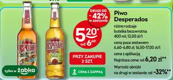 Żabka Piwo Desperados 400 ml oferta
