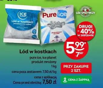 Żabka Lód w kostkach oferta