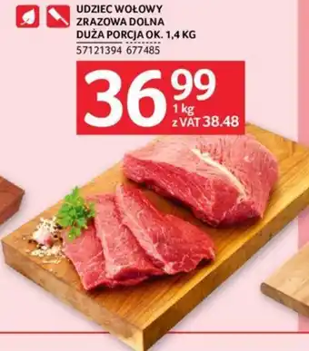 Selgros UDZIEC WOŁOWY ZRAZOWA DOLNA DUŻA PORCJA 1 KG oferta