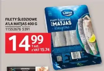 Selgros FILETY ŚLEDZIOWE A'LA MATJAS 400 G oferta
