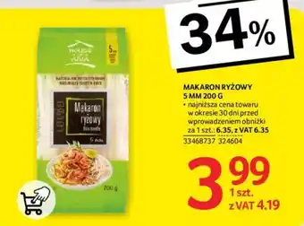 Selgros MAKARON RYŻOWY 5 MM 200 G oferta