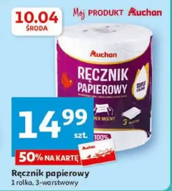 Auchan Ręcznik papierowy oferta