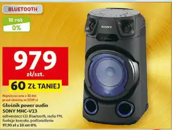 Głośnik power audio SONY MHC-V13
