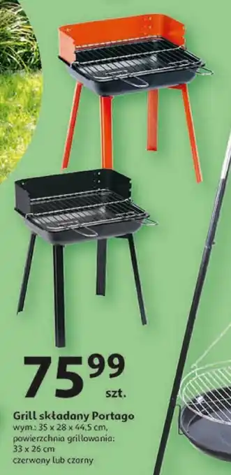 Auchan Grill składany Portago oferta