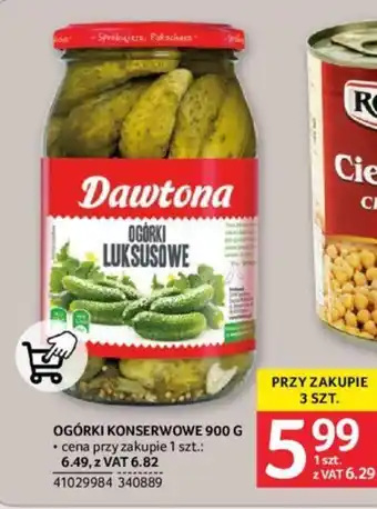 Selgros OGÓRKI KONSERWOWE 900 G oferta