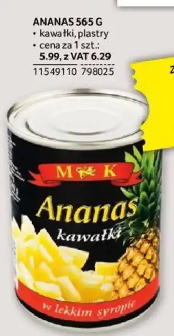 Selgros ANANAS 565 G oferta