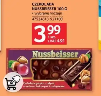 Selgros CZEKOLADA NUSSBEISSER 100 G oferta