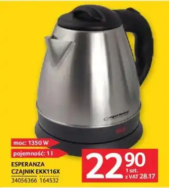 Selgros ESPERANZA CZAJNIK EKK116X oferta
