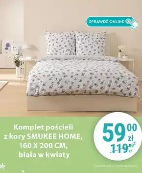 Biedronka Komplet pościeli Smukee oferta