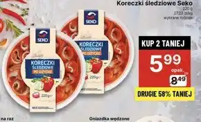 Delikatesy Centrum SEKO Koreczki śledziowe po giżycku 220 g oferta