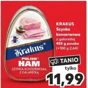 Kaufland Krakus Szynka konserwowa z galaretką 455 g oferta