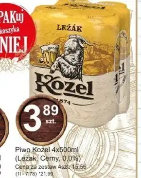 Hitpol Kozel Ležák Piwo jasne 500 ml oferta