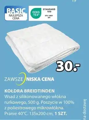 JYSK Kołdra oferta