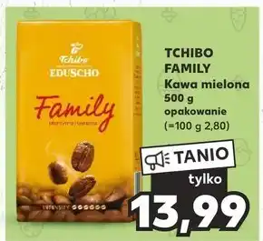 Kaufland Tchibo Family Kawa palona mielona 500 g oferta