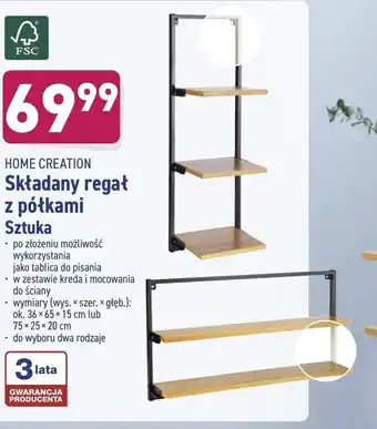 ALDI Składany regał z półkami 1szt oferta