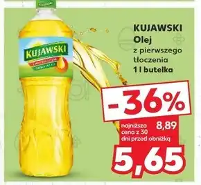 Kaufland Kujawski Olej rzepakowy z pierwszego tłoczenia 1 l oferta