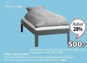 JYSK Rama łóżka oferta