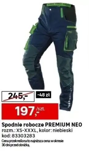 Leroy Merlin Spodnie robocze Neo oferta
