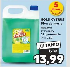 Kaufland Płyn do naczyń Gold Cytrus oferta