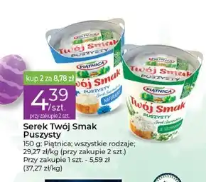 Stokrotka Express Piątnica Twój Smak Serek śmietankowy puszysty ze szczypiorkiem 150 g oferta