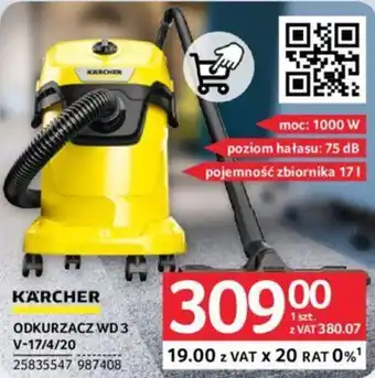 Selgros ODKURZACZ WD 3 V-17/4/20 oferta
