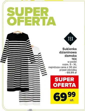 Carrefour Sukienka damska TEX oferta
