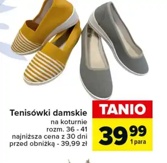 Carrefour Tenisówki damskie oferta
