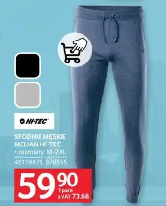 Selgros SPODNIE MĘSKIE MELIAN HI-TEC oferta