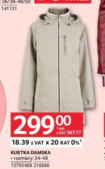 Selgros KURTKA DAMSKA oferta