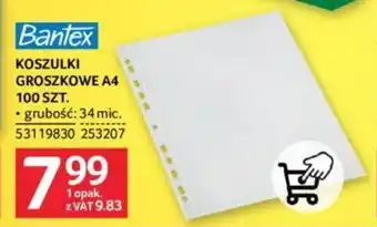 Selgros KOSZULKI GROSZKOWE A4 100 SZT. oferta