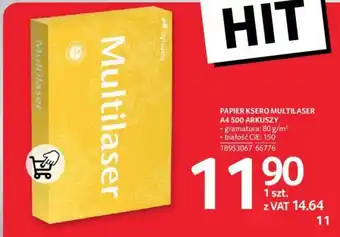 Selgros PAPIER KSERO MULTILASER A4 500 ARKUSZY oferta