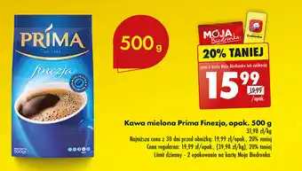 Biedronka Kawa mielona Prima Finezja, opak. 500 g oferta