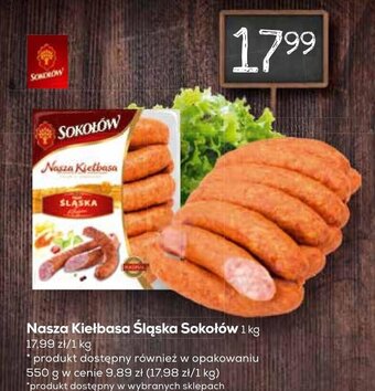 Lewiatan Nasza Kiełbasa Śląska 1kg oferta