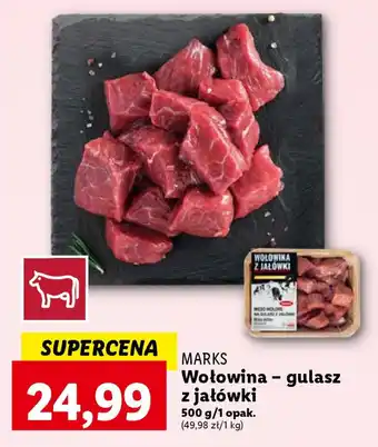 Lidl MARKS Wołowina gulasz z jałówki 500 g oferta