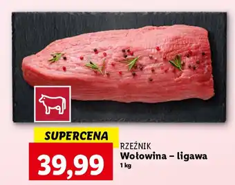 Lidl RZEŹNIK Wołowina ligawa 1kg oferta