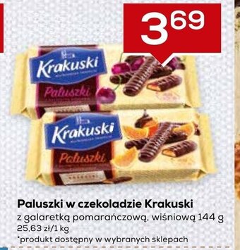 Lewiatan Paluszki w czekoladzie Krakuski 144g oferta
