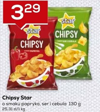 Lewiatan Chipsy Star 130g oferta