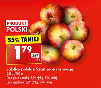 Biedronka Jabłko polskie Szampion na wagę 1 kg oferta