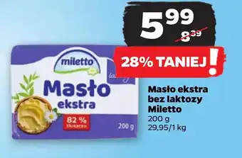 Netto Masło bez laktozy Miletto oferta