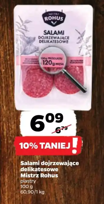 Netto Salami dojrzewające Mistrz Rohus oferta