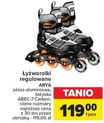 Carrefour Łyżworolki Arya oferta
