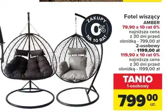 Carrefour Fotel wiszący Amber oferta