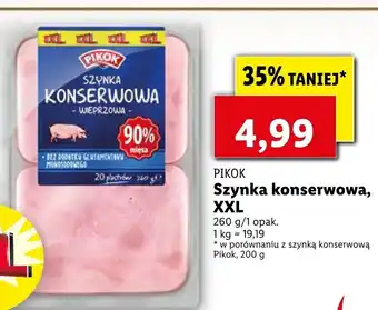 Lidl Szynka konserwowa XXL 260g oferta