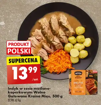 Biedronka Indyk w sosie maślano- koperkowym Wolno Gotowane Kraina Mięs, 500 g oferta