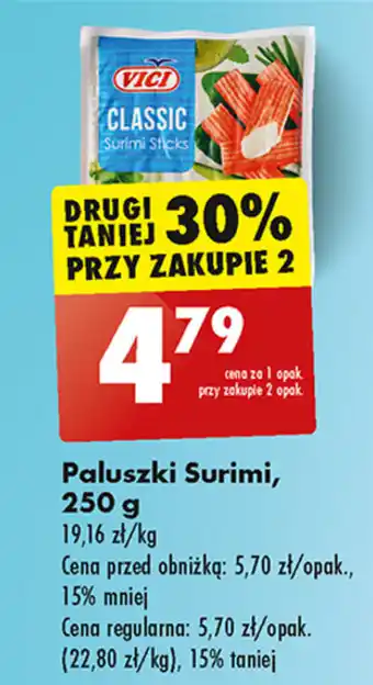 Biedronka Paluszki Surimi, 250 g oferta