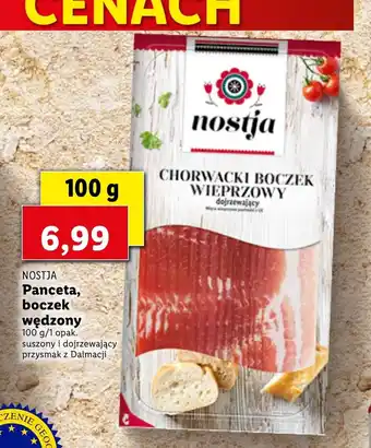 Lidl Panceta boczek wędzony 100g oferta