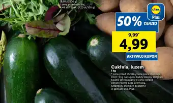 Lidl Cukinia, luzem 1 kg oferta