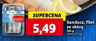 Lidl Sandacz, filet ze skórą 100 g oferta