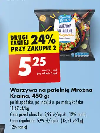 Biedronka Warzywa na patelnię Mroźna Kraina, 450 g oferta